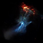 Hand of God? An X-ray nebula taken at NASA’s Chandra X-ray observatory